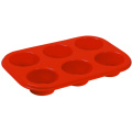 CXKP-2006d Molde para hornear de silicona Molde para hornear Muffin 6 tazas